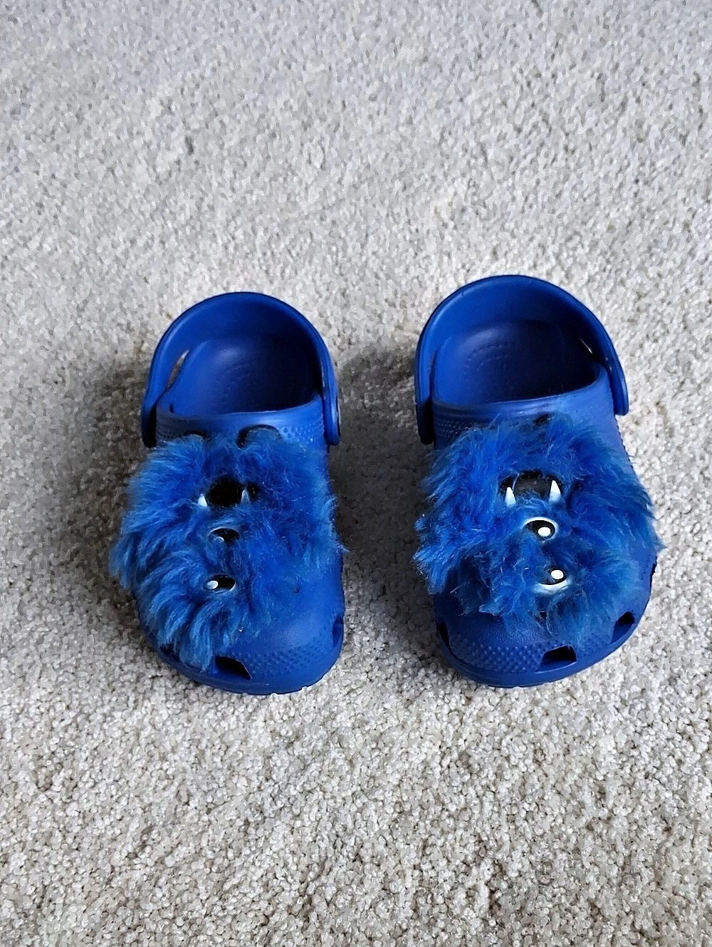 Crocs Kids Classic Sesame Street Cookie Monster Clog Blue US 9